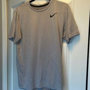 Nike men’s drifit gray athletic shirt.